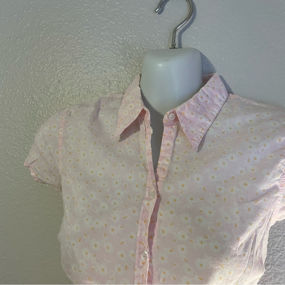 Vintage Aeropostale Short Sleeve Button-Up Blouse - Picture 9 of 9